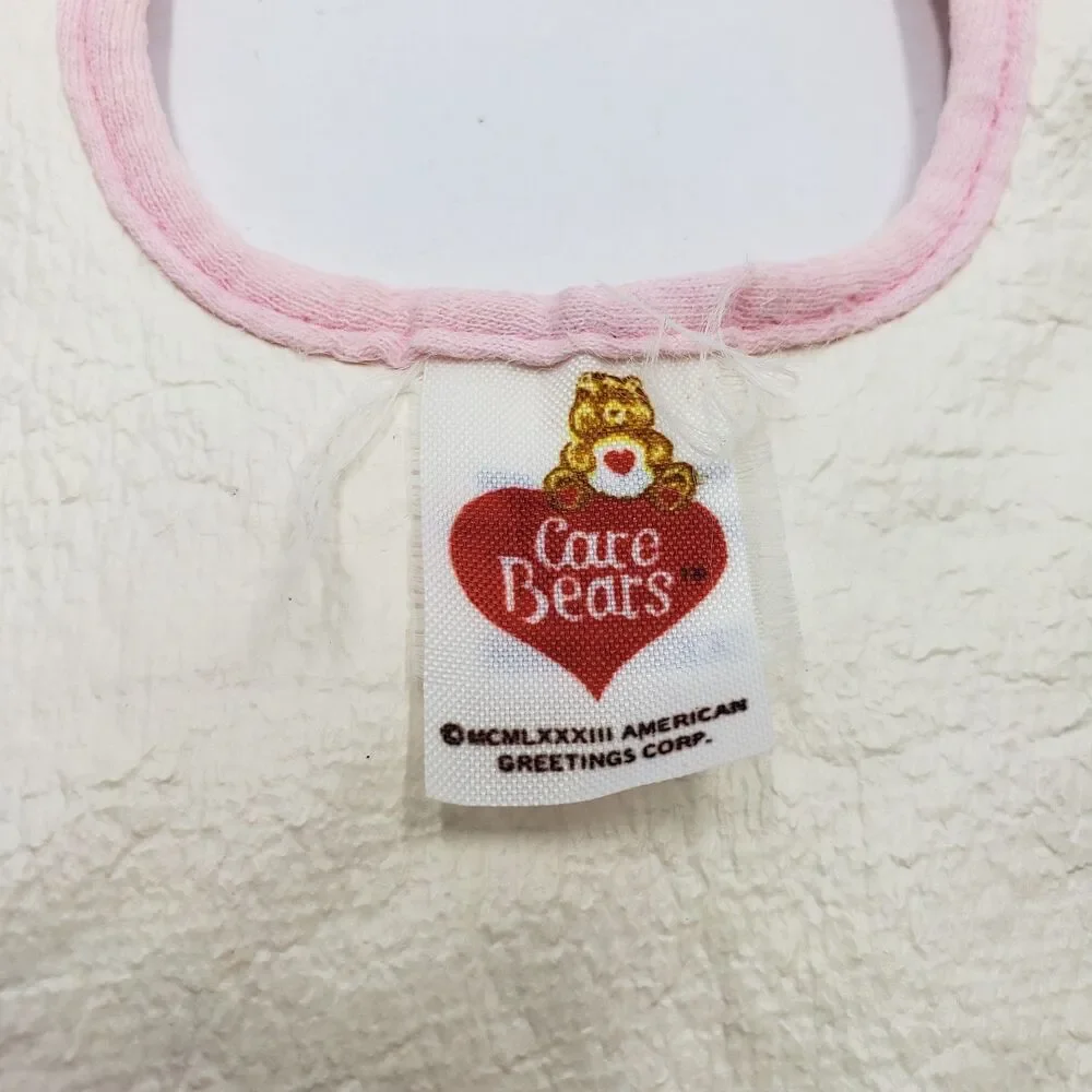 Vintage Baby Bibs Care Bears Dr Suess USA Made Lot of 3